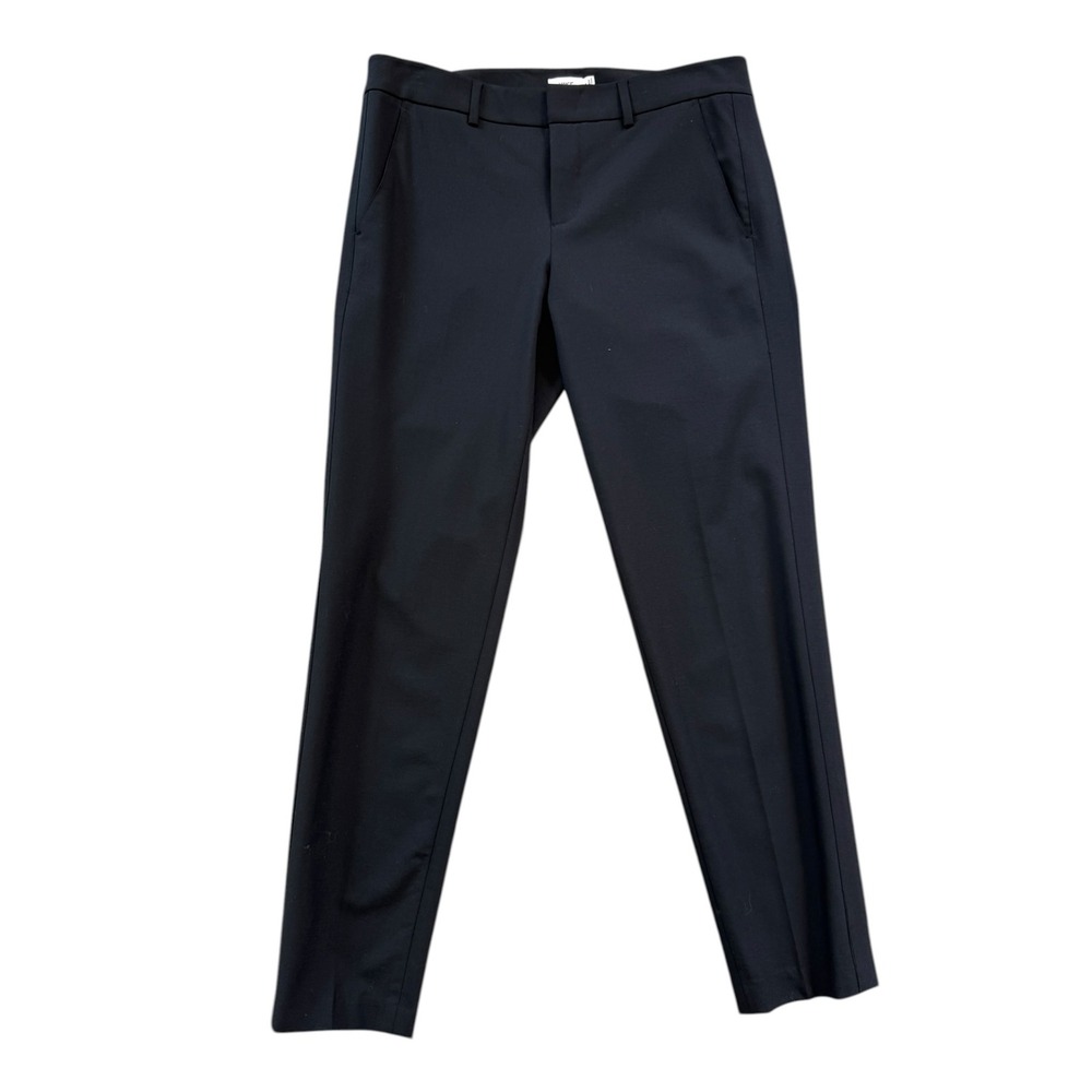 Vince Black Wool Blend Tailored Trousers Slim Straight Dress Pants VR556-20585 6